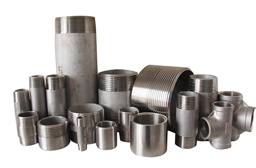 Titanium Threaded Nipple for Pipe