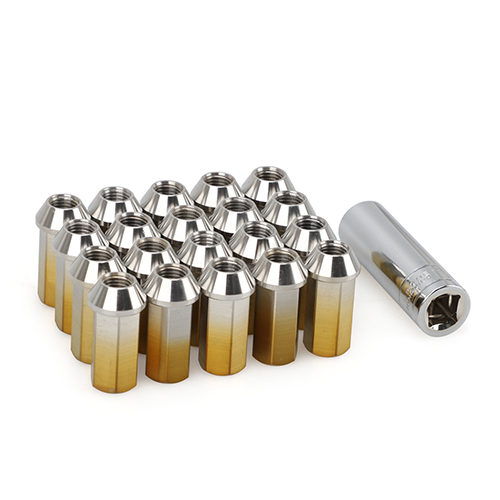 Gr5 titanium car wheel lug nuts bolts