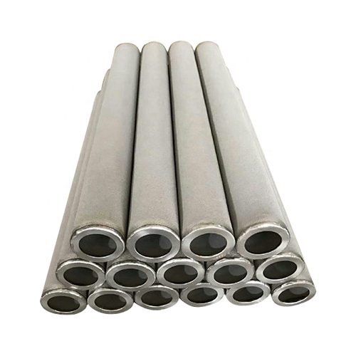 Titanium powder sintered porous filter