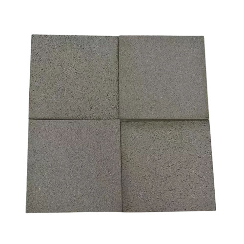 Sintered titanium porous sheet filter elements