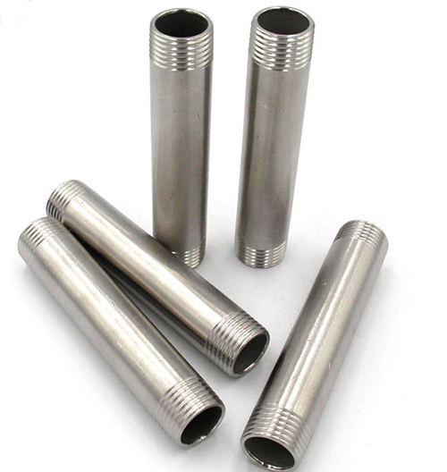 Titanium Threaded Nipple for Pipe